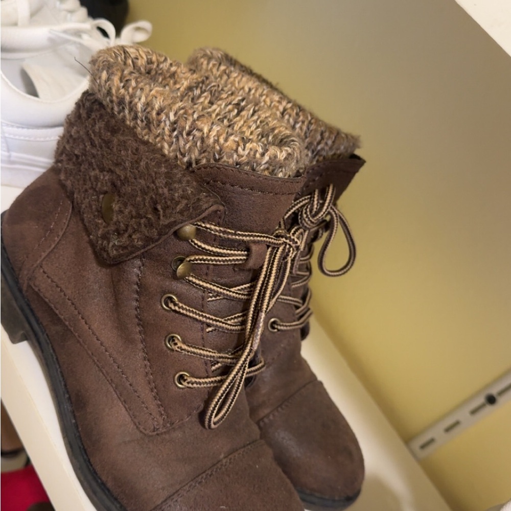 Cliffs by WHITE MOUNTAIN Brown Combat Boots